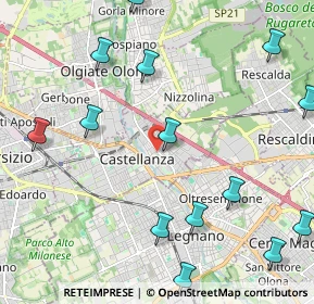 Mappa Viale Lombardia, 21053 Castellanza VA, Italia (2.74714)