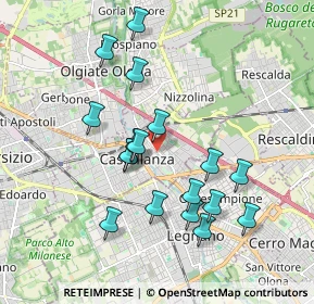 Mappa Viale Lombardia, 21053 Castellanza VA, Italia (1.755)