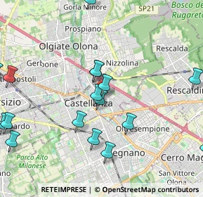 Mappa Viale Lombardia, 21053 Castellanza VA, Italia (2.44471)