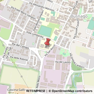 Mappa Via del Campo, 4, 20874 Busnago, Monza e Brianza (Lombardia)