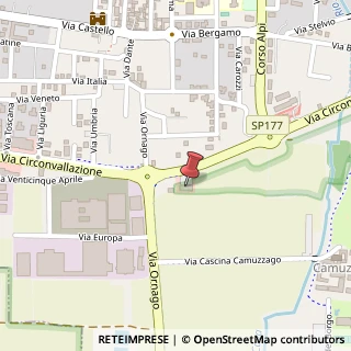 Mappa Via Circonvallazione, 18, 20882 Bellusco, Monza e Brianza (Lombardia)