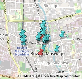 Mappa Corso Italia, 20813 Bovisio-Masciago MB, Italia (0.279)