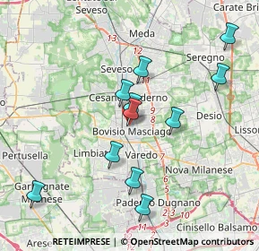 Mappa Corso Italia, 20030 Bovisio-masciago MB, Italia (3.61727)