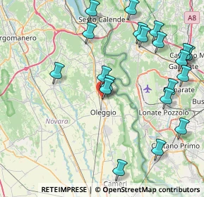 Mappa Via Monte Grappa, 28047 Oleggio NO, Italia (9.615)