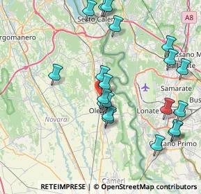 Mappa Via Monte Grappa, 28047 Oleggio NO, Italia (8.4025)