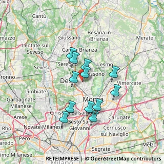 Mappa Via Guglielmo Oberdan, 20851 Lissone MB, Italia (5.7)