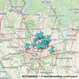 Mappa Via Guglielmo Oberdan, 20851 Lissone MB, Italia (8.20545)