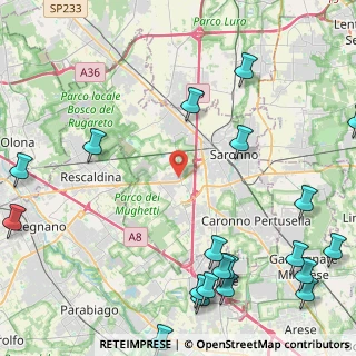 Mappa Via A. Morandi, 21040 Uboldo VA, Italia (6.481)