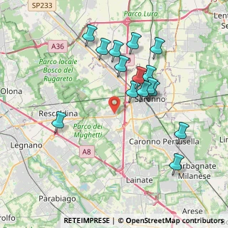 Mappa Via A. Morandi, 21040 Uboldo VA, Italia (3.76333)