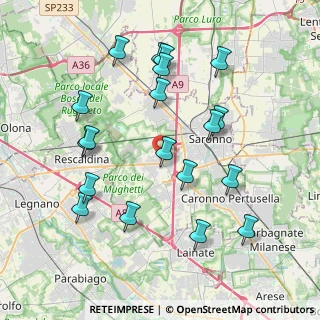 Mappa Via A. Morandi, 21040 Uboldo VA, Italia (4.13053)