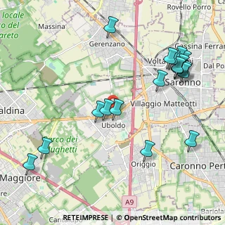 Mappa Via A. Morandi, 21040 Uboldo VA, Italia (2.46053)