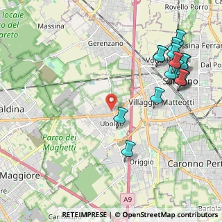 Mappa Via A. Morandi, 21040 Uboldo VA, Italia (2.52412)