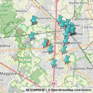 Mappa Via A. Morandi, 21040 Uboldo VA, Italia (2.026)