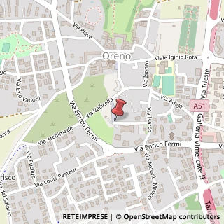 Mappa Via Isarco, 9, 20871 Vimercate, Monza e Brianza (Lombardia)