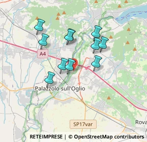 Mappa Via Sondrio, 25036 Palazzolo Sull'oglio BS, Italia (2.96)