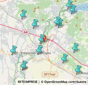 Mappa Via Sondrio, 25036 Palazzolo Sull'oglio BS, Italia (4.99786)