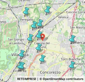 Mappa Via Torricelli, 20862 Arcore MB, Italia (2.18692)