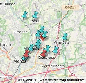 Mappa Via Torricelli, 20862 Arcore MB, Italia (3.05938)