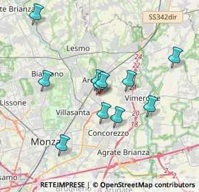 Mappa Via Torricelli, 20862 Arcore MB, Italia (3.24545)