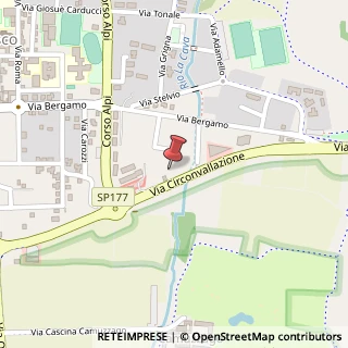 Mappa Via Circonvallazione, 1, 20882 Bellusco, Monza e Brianza (Lombardia)