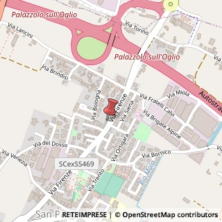 Mappa Via Firenze, 103, 25036 Palazzolo sull'Oglio, Brescia (Lombardia)