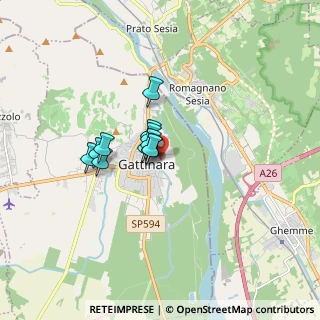 Mappa Via Quintino Sella, 13045 Gattinara VC, Italia (1.01091)