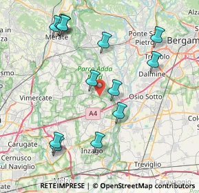 Mappa Via E. Brasca, 20056 Trezzo sull'Adda MI, Italia (8.65)