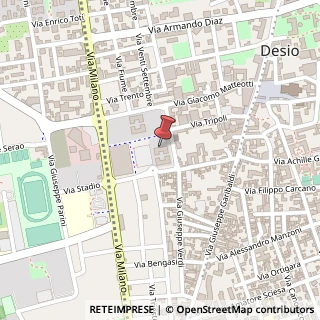 Mappa Via Pompeo Trezzi, 6, 20832 Desio, Monza e Brianza (Lombardia)