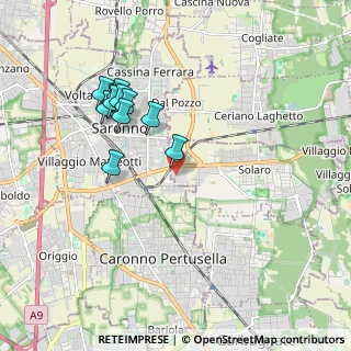 Mappa Via Como, 20033 Solaro MI, Italia (1.79909)