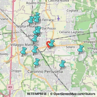 Mappa Via Como, 20033 Solaro MI, Italia (1.93333)