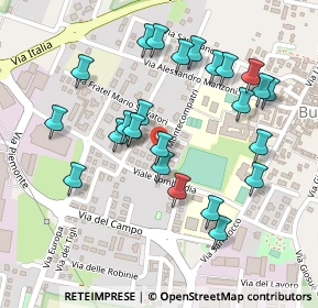 Mappa Viale Montecompatri, 20874 Busnago MB, Italia (0.232)