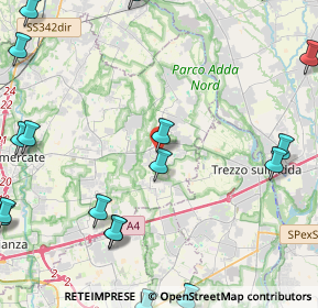 Mappa Viale Montecompatri, 20874 Busnago MB, Italia (6.761)