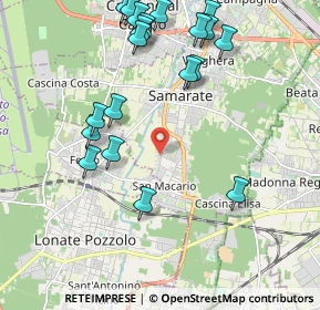 Mappa Via Leonardo da Vinci, 21017 Samarate VA, Italia (2.333)
