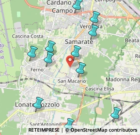 Mappa Via Leonardo da Vinci, 21017 Samarate VA, Italia (2.33667)