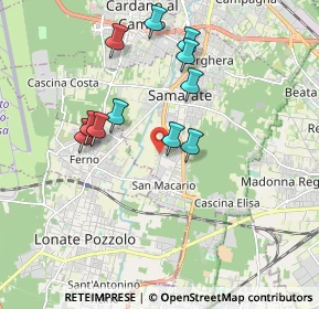 Mappa Via Leonardo da Vinci, 21017 Samarate VA, Italia (1.68909)