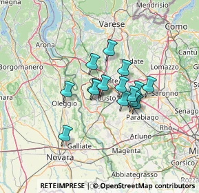 Mappa Via Leonardo da Vinci, 21017 Samarate VA, Italia (8.946)