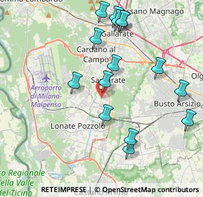 Mappa Via Leonardo da Vinci, 21017 Samarate VA, Italia (4.22867)