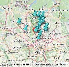 Mappa Via Calatafimi, 20812 Limbiate MB, Italia (8.96389)