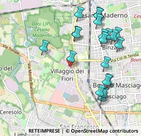 Mappa Via Calatafimi, 20812 Limbiate MB, Italia (1.093)