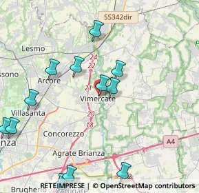 Mappa Piazza S. Lorenzo, 20871 Vimercate MB, Italia (4.82)