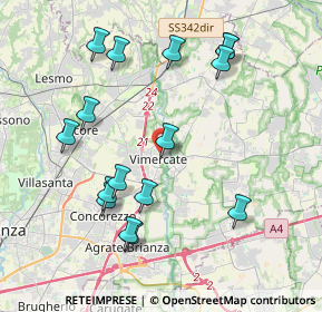 Mappa Piazza S. Lorenzo, 20871 Vimercate MB, Italia (4.17063)