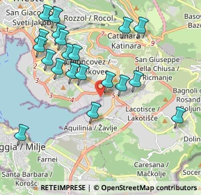 Mappa Via Pietro Querini, 34148 Trieste TS, Italia (2.13)