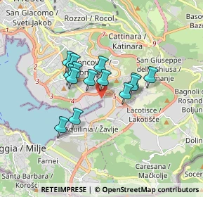 Mappa Via Pietro Querini, 34148 Trieste TS, Italia (1.24429)