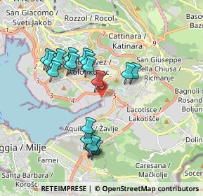 Mappa Via Pietro Querini, 34148 Trieste TS, Italia (1.741)
