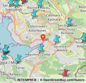 Mappa Via Pietro Querini, 34148 Trieste TS, Italia (3.4035)