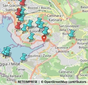 Mappa Via Pietro Querini, 34148 Trieste TS, Italia (2.4895)