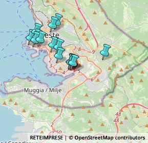 Mappa Via Pietro Querini, 34148 Trieste TS, Italia (3.16267)