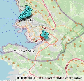 Mappa Via Pietro Querini, 34148 Trieste TS, Italia (4.57563)