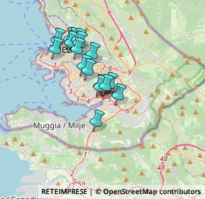 Mappa Via Pietro Querini, 34148 Trieste TS, Italia (2.78706)