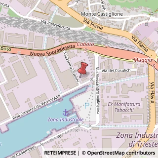 Mappa Via Pietro Querini, 6, 34147 Trieste, Trieste (Friuli-Venezia Giulia)